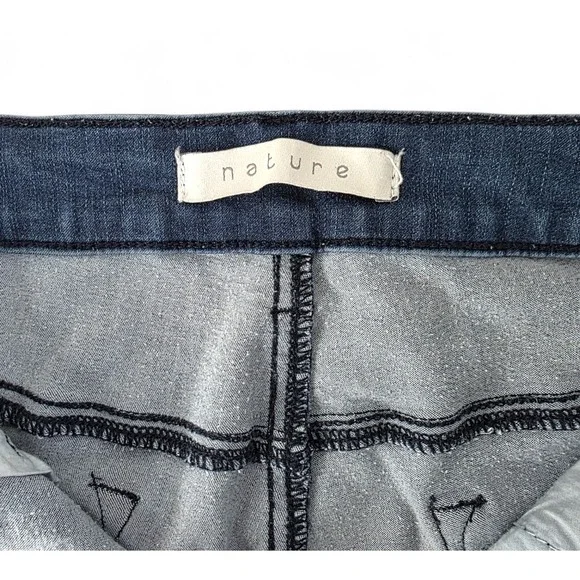 Nature Womens Skinny Jeans Dark Wash Stretch Denim Blue Size 11/29 - Picture 7 of 11